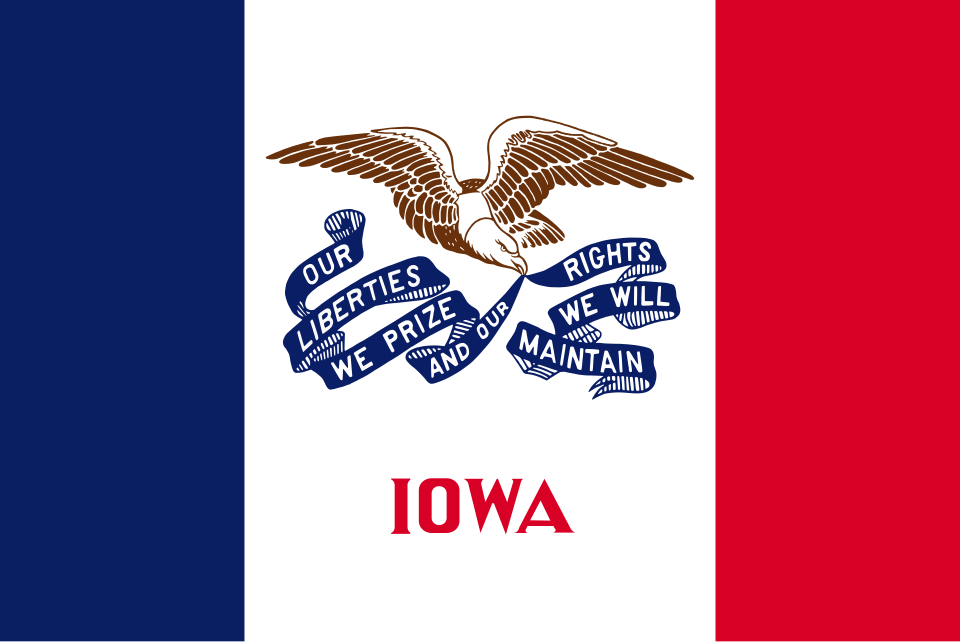 State of Iowa Flag